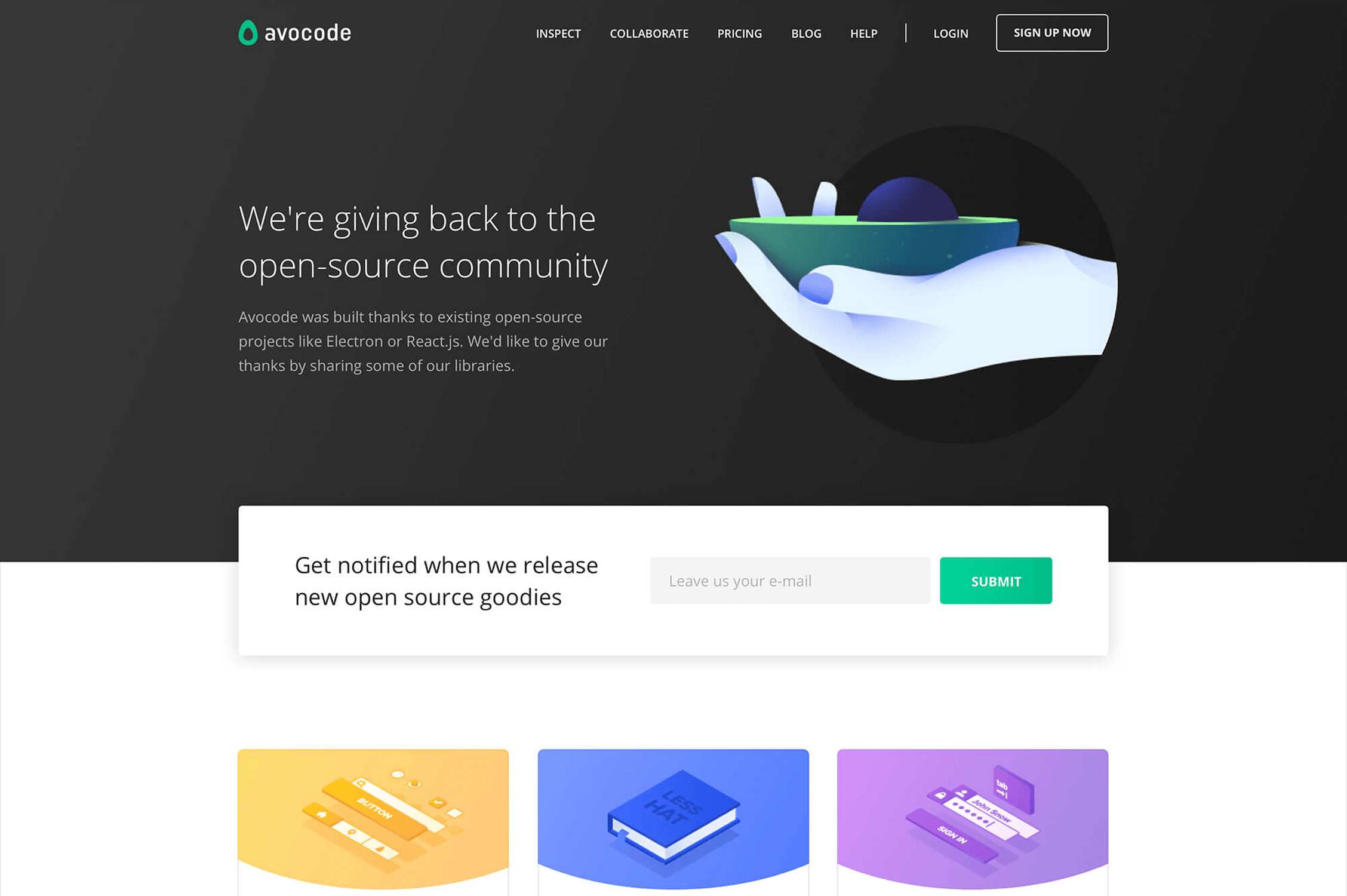 Avocode community page