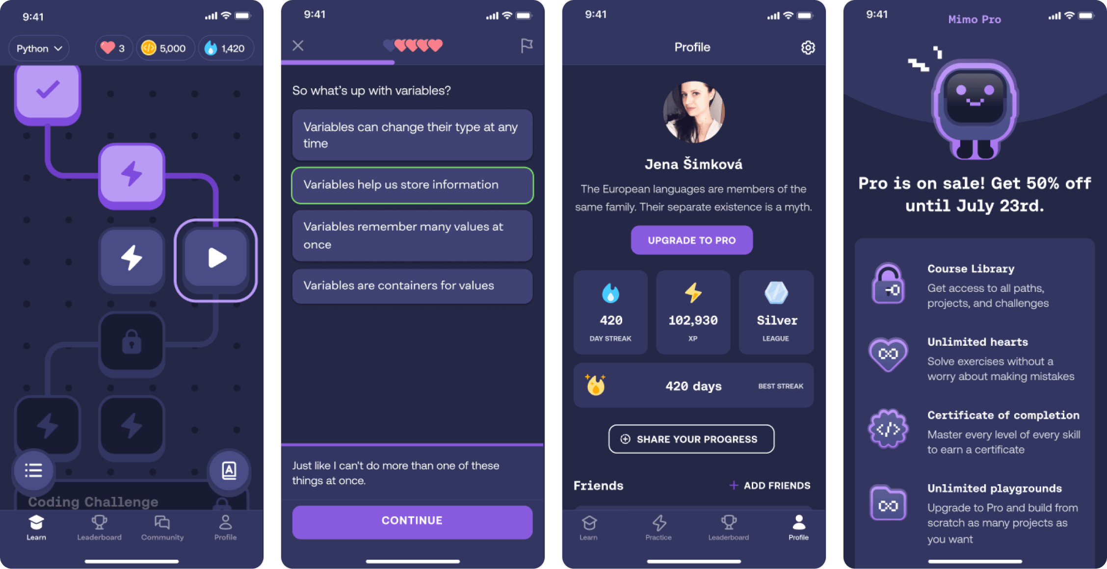 Mimo mobile app
